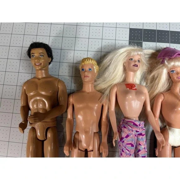 1990's 2000' Vintage Mattel Barbie Doll Lot - Kevin African American Janet Alan - Picture 2 of 7